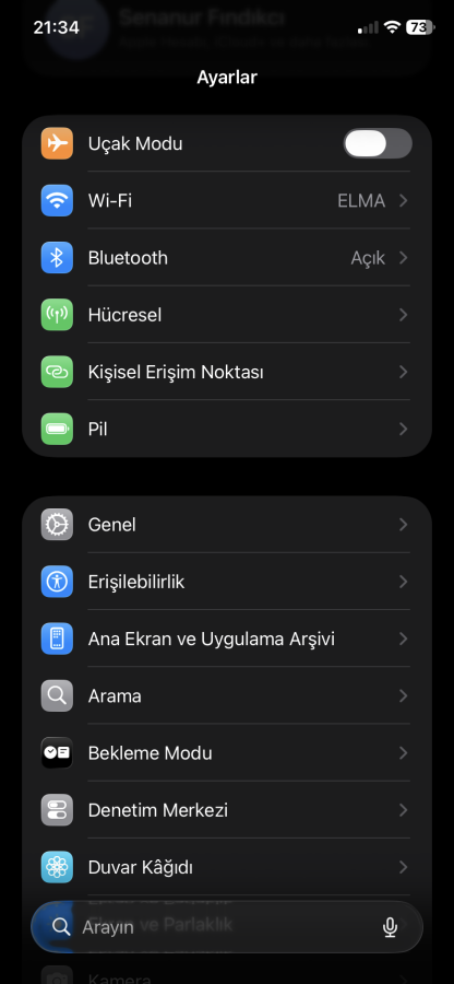 iPhone hoparlör sessi