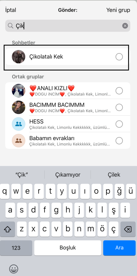 iPhone notlar iPhone notlar
