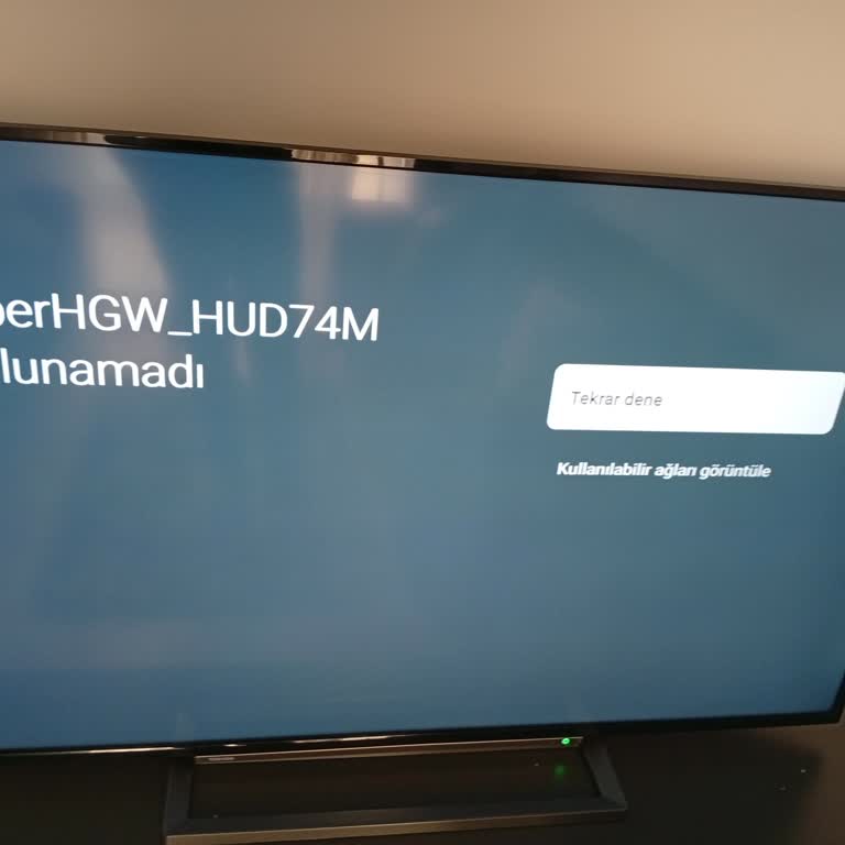 Toshiba TV wifi bağlantı sorunu Toshiba TV wifi bağlantı sorunu nasıl çözerim