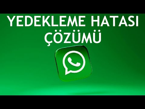 Whatsapp Yedekleme Hatası