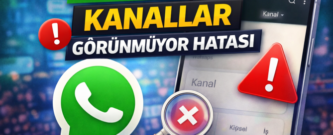 WhatsApp Kanallar Görünmüyor Hatası Çözümü WhatsApp Kanallar Görünmüyor Hatası Nasıl Çözülür