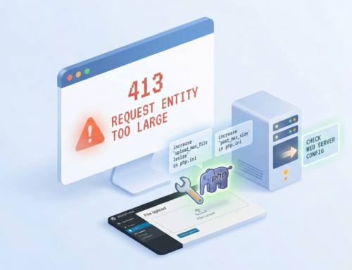WordPress Web Sitenizdeki 413 Request Entity Too Large Hatası Çözümü