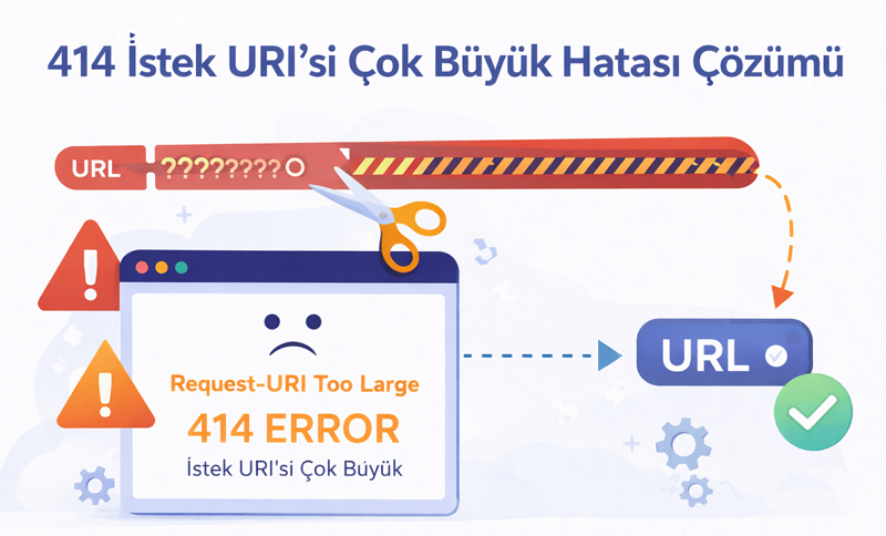 414 İstek URI'si Çok Büyük Hatası Çözümü 414 İstek URI'si Çok Büyük Hatası