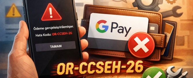 OR-CCSEH-26 Hata Kodu