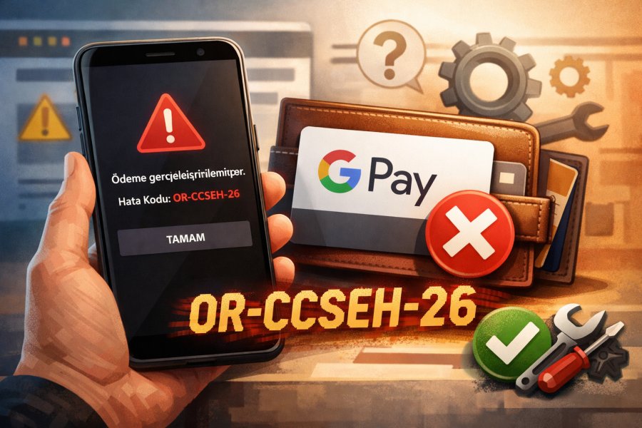 Google Pay OR-CCSEH-26 Hata Kodu OR-CCSEH-26 Hata Kodu
