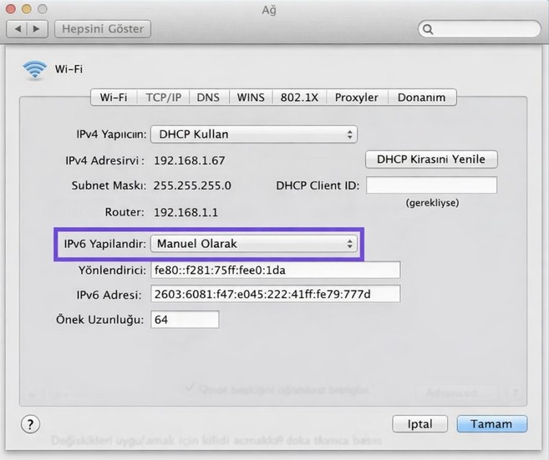 Safari Sunucuya Güvenli Bağlantı Kuramıyor 