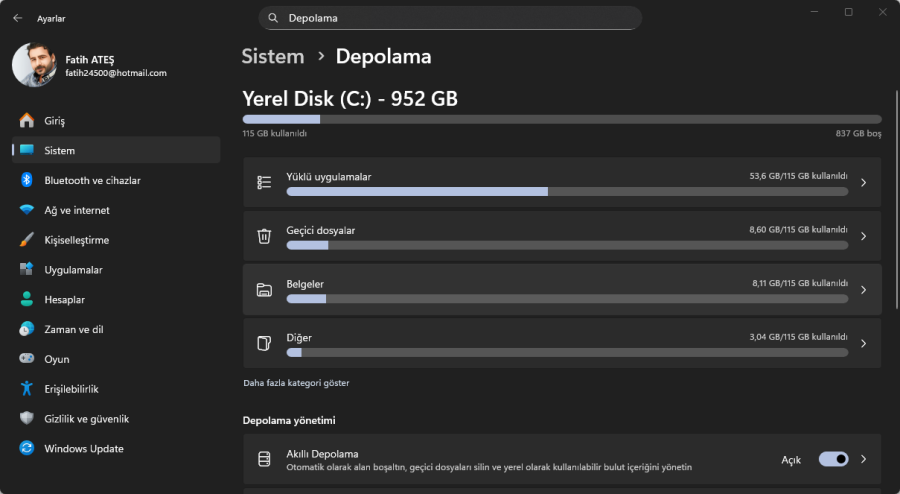 Bilgisayarda Yer Kaplayan Dosyaları Bulmanın En Kolay Yolu