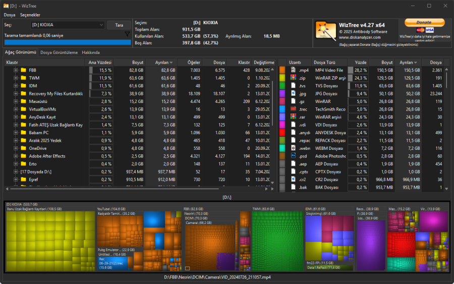 Bilgisayarda Yer Kaplayan Dosyaları Bulmanın En Kolay Yolu