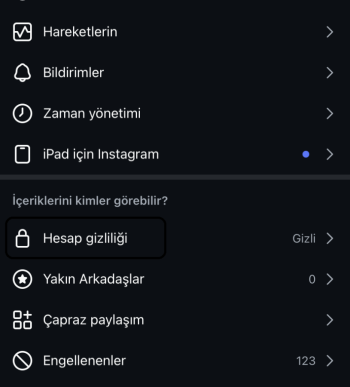 Instagram profil resmi Instagram profil resmi