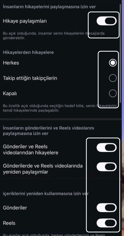 Instagram Paylaşım ve Yeniden Kullanım Instagram Paylaşım ve Yeniden Kullanım