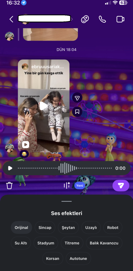 Instagram’da sesli mesaj sesi Instagram’da sesli mesaj sesi