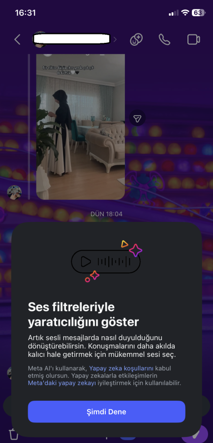 Instagram’da sesli mesaj sesi Instagram’da sesli mesaj sesi