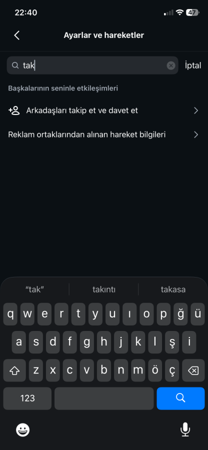 Instagram işaret ayarı kapatma