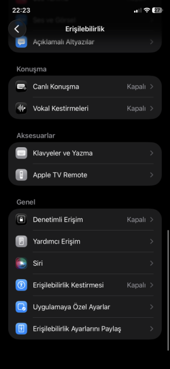 iPhone denetimli erişim iPhone denetimli erişim