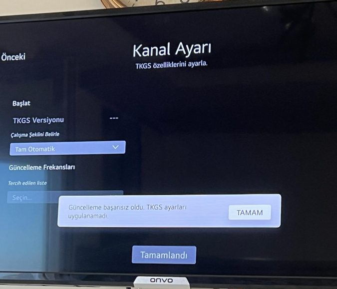 Onvo TV Kanal Tarama Nasıl Yapılır çözüm adımları nelerdir