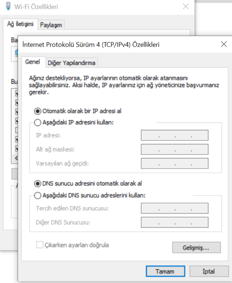Bu Siteye Ulaşılamıyor hatası