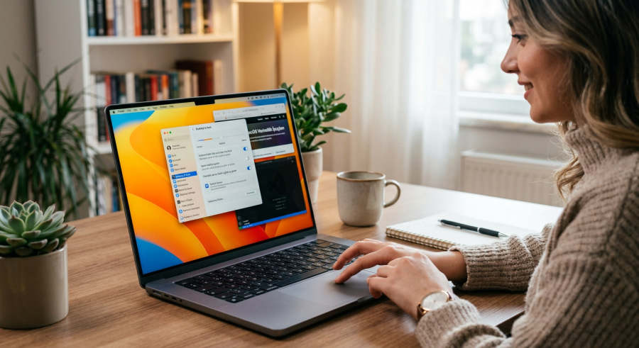 MacBook'ta Dock Çubuğu Gizleme Firefly GeminiFlash MacBookta Dock Cubugu Gizleme konusunda goruntu olusturur musun 571752 scaled - MacBook'ta Dock Çubuğu Gizleme