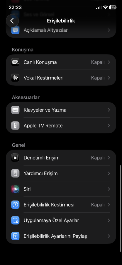 iPhone denetimli erişim iPhone denetimli erişim