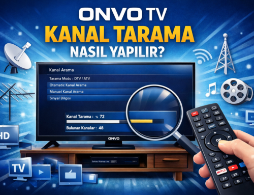 Onvo TV Kanal Tarama Nasıl Yapılır