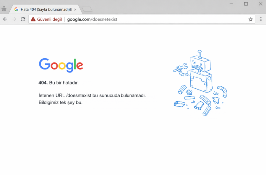 404 Bulunamadı Hatası Nasıl Düzeltilir