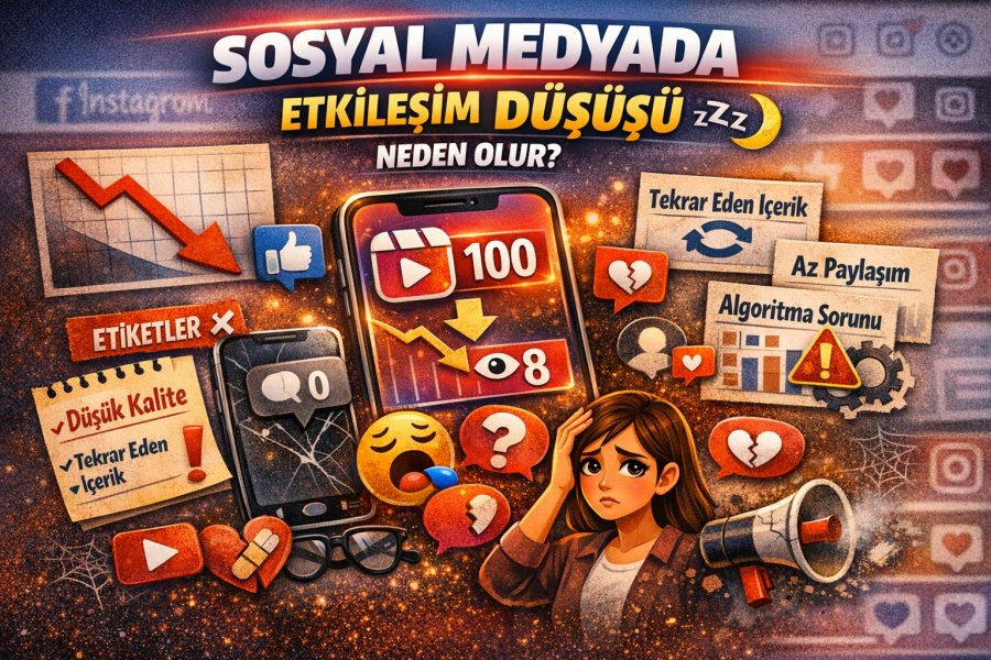 Sosyal Medyada Etkileşim Neden Düşer Çözümü Nedir