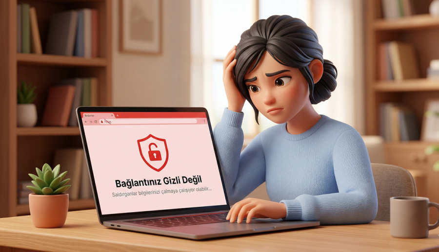 Bağlantınız Gizli Değil Hatası Çözümü Baglantiniz Gizli Degil Hatasi 3 scaled - Bağlantınız Gizli Değil Hatası Çözümü