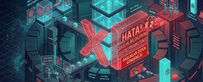 Başlık Bilgilerini Değiştiremezsiniz Hataları