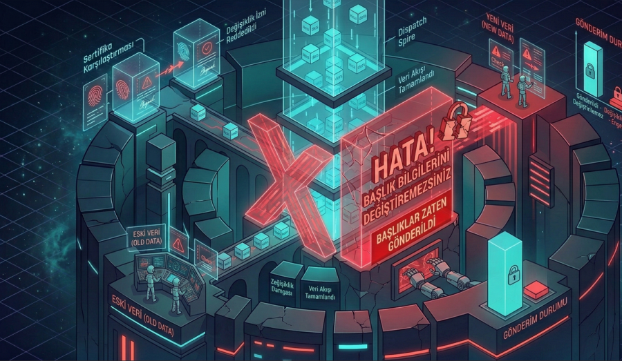 Başlık Bilgilerini Değiştiremezsiniz Hataları