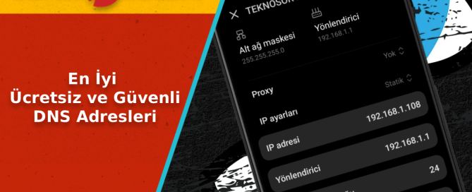 Ücretsiz ve Güvenli DNS Adresleri