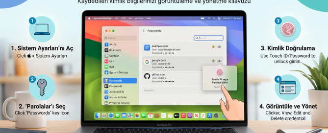 MacBook'ta Kayıtlı Parolalar