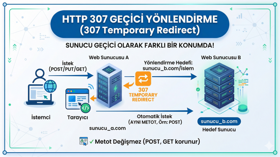 HTTP 307 Geçici Yönlendirme Durum Kodu