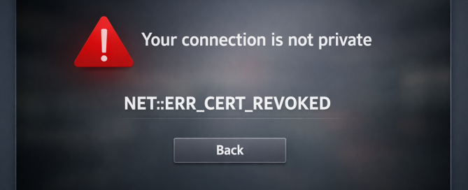 NET::ERR_CERT_REVOKED Hatası