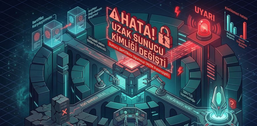 Uzak Sunucu Kimliği Değişti Hatası