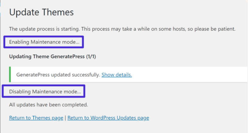 WordPress Planlı Bakım