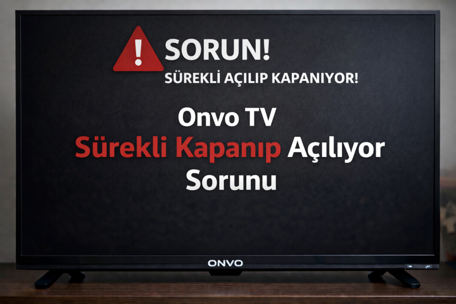 Onvo TV Sürekli Kapanıp Açılıyor Sorunu nasıl çözülür