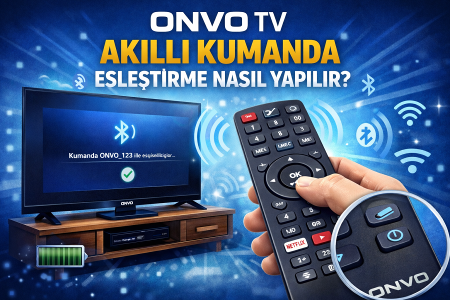 Onvo TV Akıllı Kumanda Eşleştirme Nasıl Yapılır Onvo TV Akıllı Kumanda Eşleştirme Nasıl Yapılır sorunu çözümü