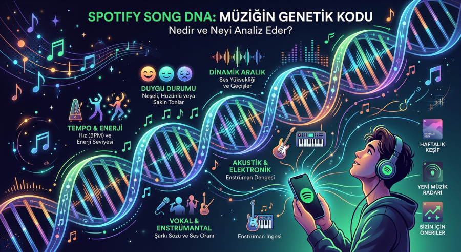 Firefly Gemini Flash Spotify SongDNA Nedir konusu hakkinda baska ve dikkat cekici bir resim cizebilir misi 116125 scaled - Spotify SongDNA Nedir