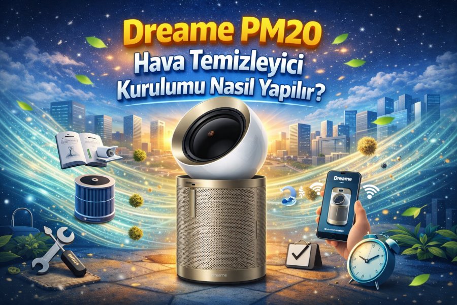 Dreame PM20 Hava Temizleyici Kurulumu Nasıl Yapılır