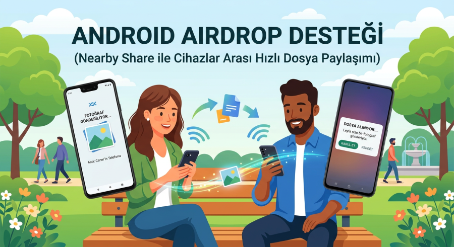 Andoid'e AirDrop Desteği Geldi